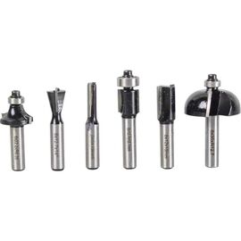  Набор фрез по дереву Вихрь 73/10/6/20 6шт (хвостовик 8мм), кейс 