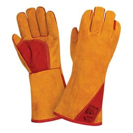  Краги сварщика 2Hands Т9-11-ru Siberia утепленные спилок КРС/иск.мех швы Kevlar 