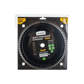  Диск алмазный отрезной ULTIMA Turbo 115005 230 х 22,2мм, сухая резка 