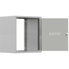  Шкаф коммутационный NTSS Lime NTSS-WL9U5560GS настенный 9U 550x600мм пер.дв.стекл несъемн.бок.пан. 30кг серый 520мм 15.6кг 110град. 500мм IP20 сталь 
