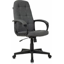  Кресло руководителя Бюрократ CH 002 Fabric серый 3C1 крестов. пластик 