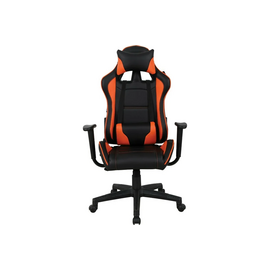  Кресло игровое BRABIX GT Racer GM-100 (531925) на колесиках, эко.кожа, 1шт. в комплекте черный/оранжевый 