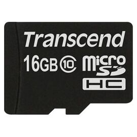  Карта памяти Transcend microSDHC 16GB Class10 (TS16GUSDC10) 