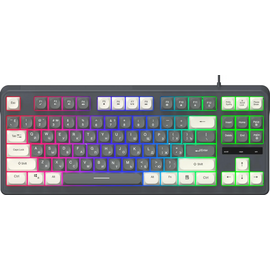  Клавиатура OKLICK 711G серый/белый 