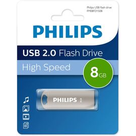  USB-флешка PHILIPS FM08FD150B/97 8GB Iron 2.0 8GB, USB 2.0 