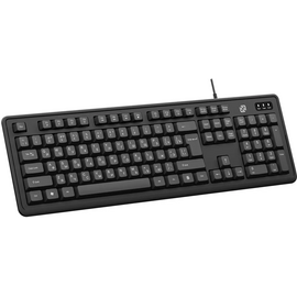  Клавиатура OKLICK K175 черный USB Multimedia кабель 1.8м 