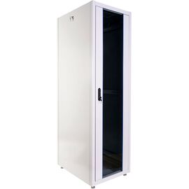  Шкаф коммутационный ЦМО ШТК-Э-42.6.10-13АА напольный 42U 600x1000мм пер.дв.стекл серый 
