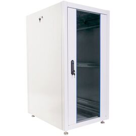  Шкаф коммутационный ЦМО ШТК-Э-24.6.8-13АА 24U 600x800мм пер.дв.стекл металл серый 