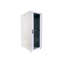  Шкаф коммутационный ЦМО ШТК-Э-30.6.8-13АА напольный 30U 600x800мм пер.дв.стекл металл направл.под винты 620кг серый 715мм 68кг 120град. 1454мм IP20 