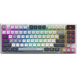  Клавиатура MSI Forge GK600 (S11-43RUP01-HH9) белый/синий 