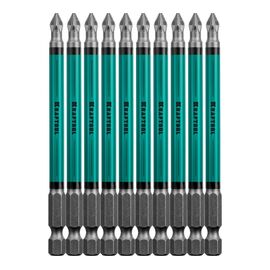  Биты KRAFTOOL 26124-2-100-10 профессиональные, сталь S10 