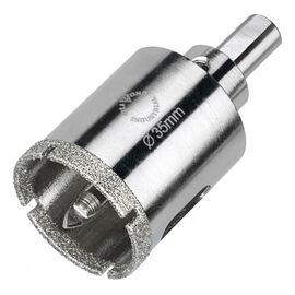  Коронка алмазная по керамограниту с центрирующим сверлом Diamond Industrial DIDCSC035 35мм 