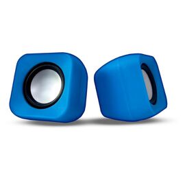  Колонки RITMIX SP-3010 blue RMS 5Вт (2х2,5Вт), Диаметр динамиков 2’’, Частотный диапазон 100 -20кГЦ, Отношение сигнал/шум 80дБ 