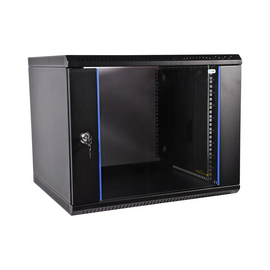  Шкаф коммутационный ЦМО ШРН-Э-15.500-9005 15U 600x520мм пер.дв.стекл 75кг черный 
