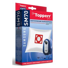  Пылесборники Topperr SM70 сверхпрочные нетканые (4пылесбор.) (1фильт.) 