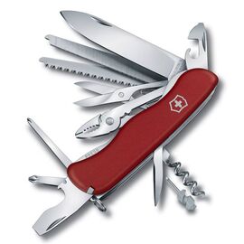  Нож перочинный Victorinox WORK CHAMP (0.8564) 111мм 21функций красный 