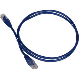  Патч-корд TWT (TWT-45-45-15-BL) TWT UTP кат.5e, с заливными колпачками, 15.0 м, синий 