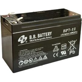  Аккумулятор 12В 7,2Ач BB Baterry BP 7-12, 2,54 kg, 151x65x98 mm 