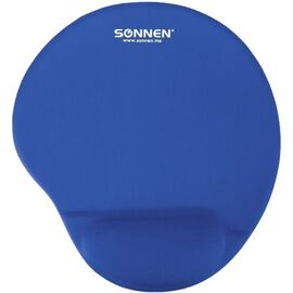  Коврик для мыши Sonnen 513300 полиуретан + лайкра, 250х220х20мм, синий 