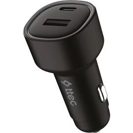  АЗУ TTEC 2CKP02S SmartCharger Duo PD 48W Car Fast Charger USB-C + USB-A Black 