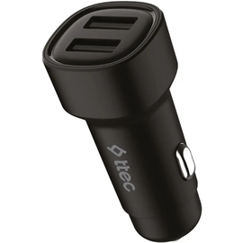 АЗУ TTEC 2CKS31DS SmartCharger Duo 3.1A Car Charger Dual USB + USB-C and Lightning Cable Black 