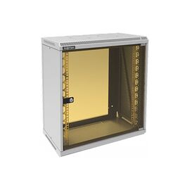  Шкаф коммутационный Suprlan 05-1203 настенный 12U 600x450мм пер.дв.стекл направл.под закл.гайки 70кг RAL 7035 385мм 21.94кг 620мм 
