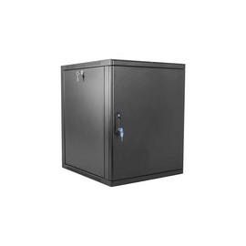  Шкаф коммутационный ЦМО ШРН-12.650.1-9005 настенный 12U 600x658мм пер.дв.металл 200кг черный 600мм 24кг 180град. 612мм металл 