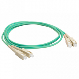  Патч-корд LANMASTER (LAN-2SC-2SC/OM3-1.0) оптический дуплексный, SC/PC-SC/PC, OM3, LSZH, 1.0 м 