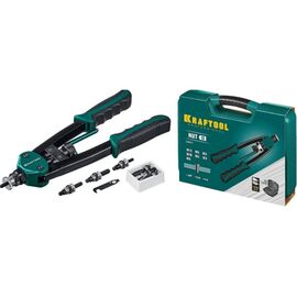 Заклепочник KRAFTOOL NUT-12 (31183) резьбовой двуручный в кейсе 