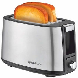  Тостер SAKURA SA-7611S Elegant 750Вт сталь 