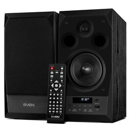  Акустическая система 2.0 SVEN MC-10 черный (50 Вт, Bluetooth, пульт, дисплей, FM, USB, microSD) 