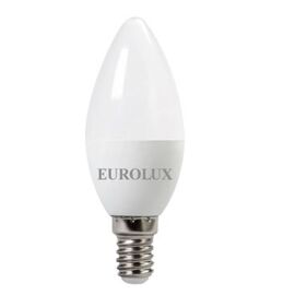  Лампа светодиодная Eurolux LL-E-C37-7W-230-2,7K-E14 