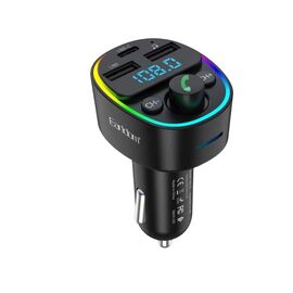  FM трансмиттер Earldom ET-M78 Bluetooth, QC3.0, чёрный 