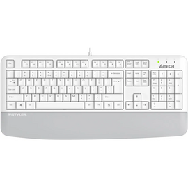  Клавиатура A4Tech Fstyler FK20 серый USB Multimedia (подставка для запястий) кабель 1.5м 