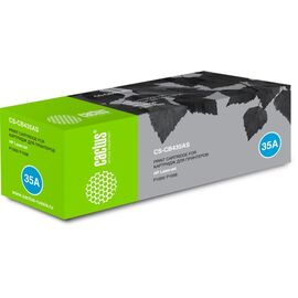  Тонер Картридж Cactus CS-CB435AS черный для HP Laser Jet P1005/P1006 (1500стр.) 