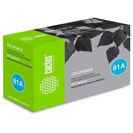  Тонер Картридж Cactus CS-CF281A черный для HP LJ Enterprise M630 (10500стр.) 