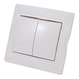  Выключатель SMARTBUY Венера SBE-01w-10-SW2-0 скрытая установка, 2-клавишный 10А белый 1/10 