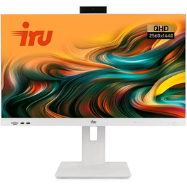  Моноблок IRU Strato 27IW-2180898 27" QHD i5 1235U (1.3) 16Gb SSD512Gb UHDG CR без ОС GbitEth WiFi BT 65W Cam белый 2560x1440 (RUS) 