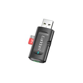  Ресивер Earldom ET-BR06 Bluetooth, AUX, USB, TF, микрофон, кнопка ответа, чёрный 