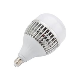  Лампа светодиодная Сириус А HP-100W-65K высокой мощности HP 100W 6500K 7000Лм E27 (+переходник на Е40) 