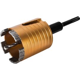  Коронка алмазная ПРАКТИКА Эксперт 908-269 по бетону 68мм SDS-plus безударная, 5 турбосегментов 10мм, шт 