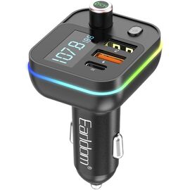  FM трансмиттер Earldom ET-M87 PD 18Вт, чёрный 