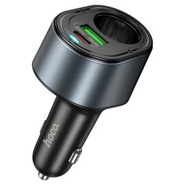  АЗУ HOCO Z56 Friend PD35W+QC3.0 cigarette lighter car charger Black 