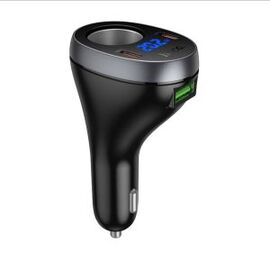  АЗУ HOCO Z61A Correct PD60W(2C1A)cigarette lighter car charger Black 