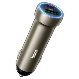  АЗУ HOCO Z54А Prosperous 1USB, 1Type-C 48Вт, PD30W/QC3.0, кабель 8 pin-Type-C, 1,0м золотой 