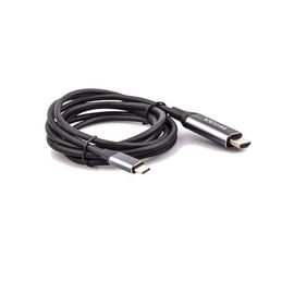  Кабель Vcom CU423MC-1.8M USB 3.1 Type-Cm - HDMI A(m) 4K 60Hz, 1.8m ,Aluminium Shell,Vcom (CU423MC-1.8M) 