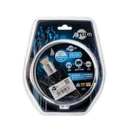  Кабель HDMI Atcom AT5264 1.0м, HIGH speed, Metal gold, в чулке, блистер 