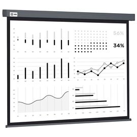  Экран Cactus CS-PSW-180X180-SG Wallscreen настенно-потолочный рулонный серый 
