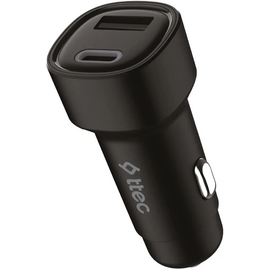  АЗУ TTEC 2CKS35S SmartCharger Duo 3.1A Car Charger USB-C+USB-A Black 