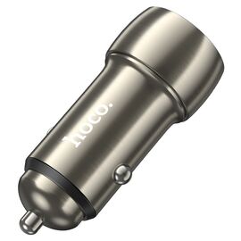  АЗУ HOCO Z48 Tough 2Type-C 40Вт, QC, AFC, FCP, кабель Type-C-8-pin серый 